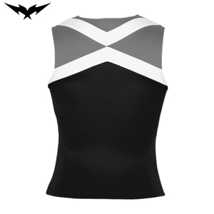 Uniforme de cheerleading Bigetron pour filles, coupe athlétique, tissu respirant en spandex/polyester, imprimé par transfert thermique, classique - Product Image 5