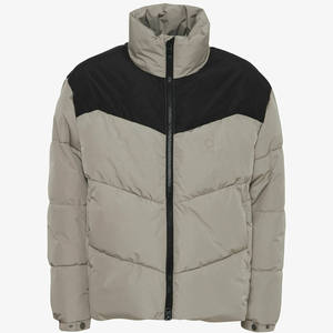 Men Winter Waterproof Zipper Crew Neck Bomber Jacket <b>Fur</b> <b>Trim</b> Eco-Friendly High Quality Custom Made Lightweight Breathable - Product Image 1