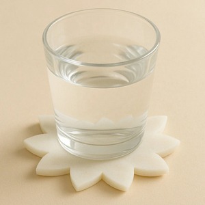 Premium Quality Natural <b>Marble</b> Coasters for Home Kitchen Dining <b>Table</b> and <b>Coffee</b> <b>Table</b> Decoration Heat Resistant Drink - Product Image 2
