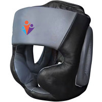 Protège-tête de boxe pour adulte de qualité supérieure - Conception respirante et réglable, logo personnalisable, emballage de haute qualité, MMA/Boxe