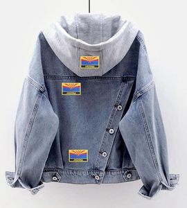 PCS Embroidered Arizona Flag <b>Patch</b> Iron <b>On</b> or <b>Sew</b> <b>On</b> Embroidered - Product Image 3