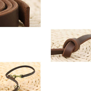 Good Quality Trendy Pet Accessories Leather <b>Dog</b> <b>Leash</b> Secure Buckle And Soft Grip Factory Price Leather <b>Dog</b> <b>Leash</b> - Product Image 6