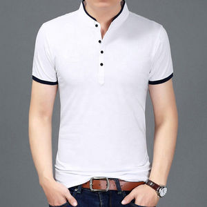 Camiseta Polo de Punto 100% Algodón para Hombre, Diseño Colorido de Última Moda, Personalizada OEM - Product Image 5