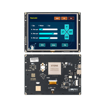 STONE 8 pouces haute luminosité 800*600 HMI Smart LCD Module Uart écran tactile avec couvercle RS232 RS485