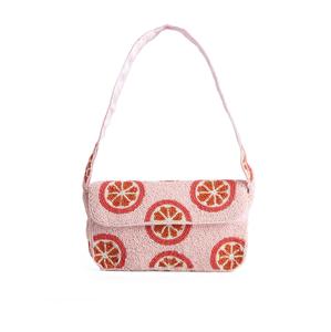 Pochette de soirée de luxe à motif fruité, ornée de perles, sac à bandoulière, sac de soirée, accessoire de mode - Product Image 2