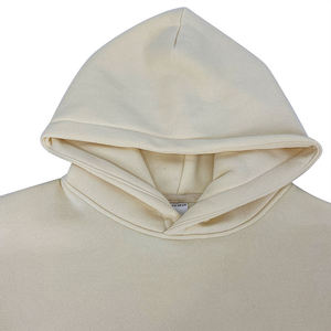 Sudadera con Capucha Extra Grande, Color Sólido, Forro de Poliéster y Algodón, Transpirable, Antiarrugas, Informal, Unisex, Sudadera con Capucha para Primavera - Product Image 3