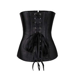 Original Women Real Leather Corset Soft Lambskin <b>Lace</b> Up Waist <b>Trainer</b> Bustier Wholesale OEM Factory Supplier - Product Image 4