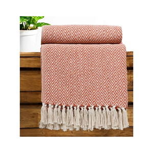 Luxury <b>Chenille</b> Printed 100% Wool Jacquard Sofa Bed <b>Throw</b> Durable Cozy Comfort for Winter Living Rooms Holiday Homes - Product Image 5