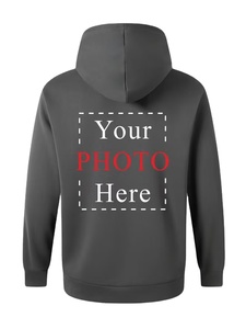 Men's Custom Plus Size Quarter-Pullover Hoodie 100% Cotton Winter Thin Style Quick Dry Breathable Casual Customizable Front Back - Product Image 4