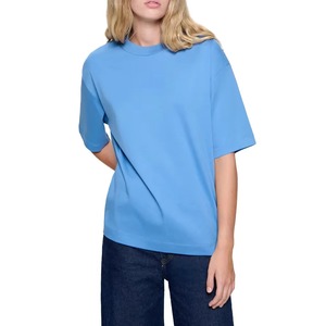 T-shirts décontractés légers pour femmes, personnalisables avec logo, respirants, style streetwear d'été, vente en gros de chemises et hauts féminins OEM - Product Image 1