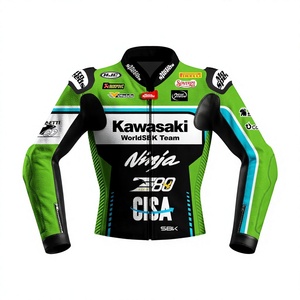 Garrett Gerloff WSBK MotoCP Mens Leather <b>Racing</b> 2026 <b>Jacket</b>/Chaquetta Motorbike Riding Gear with Hump CE Approved Protective - Product Image 1