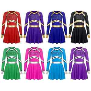 ชุดเด็กผู้หญิงทนทาน ยืดหยุ่นสูง เหมาะสำหรับกิจกรรมกีฬา ชุดนักเรียน ชุดเชียร์ลีดเดอร์ - Product Image 4