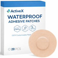 Patch de protection en coton pour capteur CGM, style bande kinesiologique, imperméable, antidérapant et respirant pour Freestyle Libre
