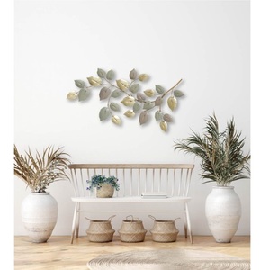 Bohemian Circular <b>Wall</b> Art Set Plant Fiber Handmade Gold Decor <b>Boho</b> Style Multi-piece Package Home Decoration - Product Image 3