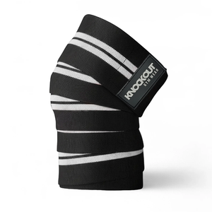 Heavy Duty <b>Knee</b> <b>Wraps</b> Elastic Compression Support for Powerlifting Squat Deadlift Weightlifting Gym Gear training <b>knee</b> support - Product Image 6
