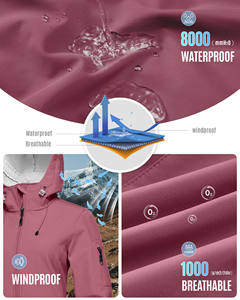 Chaqueta Softshell para Mujer, Material de Poliéster, Color Sólido, Resistente al Viento, Diseño Personalizable con Logotipo - Product Image 4