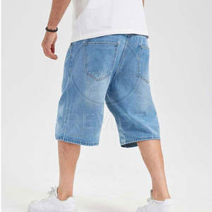 Pantalones Cortos Vaqueros Casuales Holgados de Alta Calidad Más Vendidos para Hombre, 100% Algodón, Transpirables y Ecológicos - Product Image 2