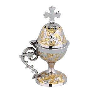 Brûleurs d'encens en laiton, religieux, spirituels, décoratifs, traditionnels, écologiques, accessoires de salon pour la méditation et la prière - Product Image 3