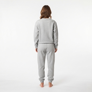 Women's Cotton Crewneck Sweatshirt and <b>Joggers</b> <b>Matching</b> <b>Set</b> Casual Streetwear Athletic Two Piece Sportswear Outfit Tracksuit - Product Image 6