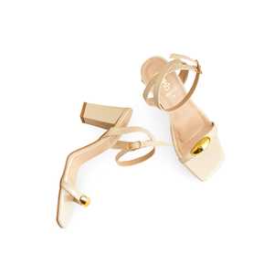 Sandalia Tacón Formal Crema FR5432 - Product Image 1