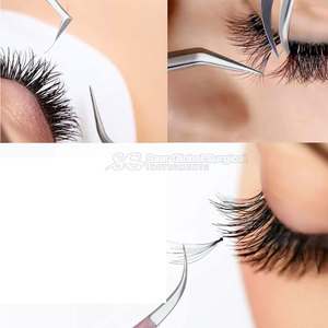 Pinzas para Pestañas SAAR GLOBAL SURGICAL de Acero Inoxidable de 10 mm, Cómodas, Diseñadas para Sesiones de Pestañas Largas, Precisión Estable y Suave - Product Image 5