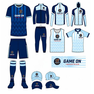Maillots de football personnalisés OEM par sublimation pour hommes, ensembles de maillots de football, uniformes de football, tenues de football - Product Image 1