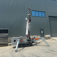 Grue araignée Tonlita CE EPA EURO 5 de 3 tonnes, double alimentation diesel-électrique, sur chenilles