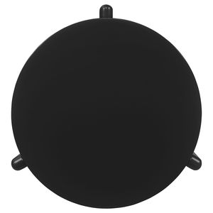 Tavolino Rotondo Harrison in Legno Massello Nero per Arredamento Soggiorno - Product Image 4