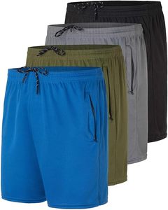 Shorts de plage et de sport pour hommes personnalisés de haute qualité, taille mi-haute, décontractés, en tissu tissé, avec cordon de serrage et motif imprimé - Product Image 2