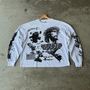 Camisetas Unisex de Alta Calidad, 100% Algodón, Personalizadas con Logotipo, Tallas Grandes, Manga Larga, Color Sólido - Product Image 3