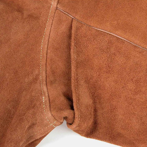 Veste de soudage haute performance, résistante à l'abrasion, en cuir de vachette pleine fleur, vêtements de travail pour soudeurs - Product Image 3