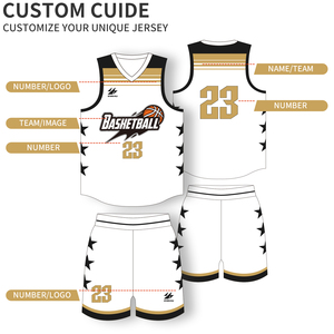 ชุดยูนิฟอร์มบาสเก็ตบอลแบบกำหนดเองได้สำหรับทุกเพศ สีเหลืองทอง ดีไซน์ระดับมืออาชีพ ทนทาน เสื้อแขนกุด กางเกงขาสั้น ไซส์ใหญ่ ระบายอากาศได้ดี ปี 2026 - Product Image 4