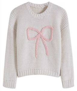 Suéter de Mujer con Cuello Redondo, Transpirable, Hombros Caídos, Tejido Holgado, Suave para Uso Diario, Elegante, Colección de Invierno - Product Image 1