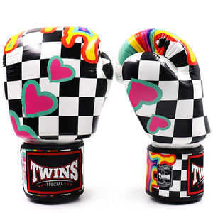 Guantes de Boxeo Profesionales Personalizados, Ligeros, Transpirables, con Protección UV, Hechos con Cuero 100% Original, OEM, con Gancho Impreso Personalizado - Product Image 2