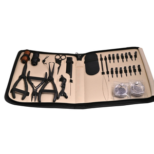 Lightweight Durable Zipper Storage High Performance New Trendy Product High Quality Premium Salon Hair Extension <b>Tools</b> Kits - Product Image 1