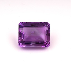 Aigue-marine naturelle taille émeraude, pierre précieuse en vrac, cristal violet certifié IGI, argent sterling 925 pour la fabrication de bijoux et bagues - Product Image 4