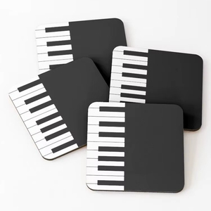 Enamel Print Tea <b>Cup</b> <b>Mats</b> Pads Modern Style Household Dinnerware Indian Homemade Antique Design Wood Printed Tea Serving Coaster - Product Image 1