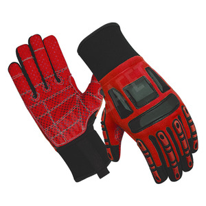 Gants de sécurité industriels robustes anti-vibrations pour mécaniciens, en Spandex résistant aux chocs, en cuir synthétique, pour la lutte contre les incendies - Product Image 6