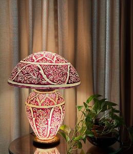 Lámpara de Mesa de Alta Calidad con Incrustaciones de Hueso y Madreperla, Hecha a Mano, para Decoración del Hogar u Hotel - Product Image 6