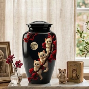 Wholesale Custom Metal Human Ashes Funeral <b>Urns</b> with Custom Color Custom Capacity Customizable Design at Wholesale Price - Product Image 1
