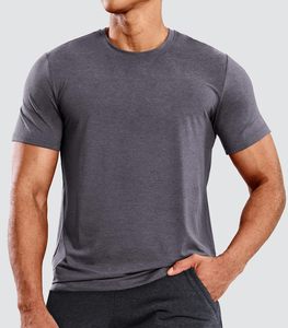Camisetas de Natación para Hombre, 100% Poliéster, Camiseta Informal de Secado Rápido, Absorbe la Humedad, Cuello Redondo, Manga Corta, para Entrenamiento, Deporte, Running - Product Image 1