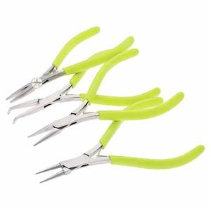 Chaîne à micro-élos fins avec ressorts, ronde, plate, pliée FLT, 4 pièces - Product Image 2