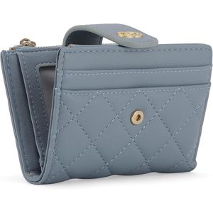 Cartera de Cuero Delgada Bifold para Mujer con Bolsillo con Cremallera y Monedero, Tarjetero Bifold Pequeño con Ventana para Identificación - Product Image 2