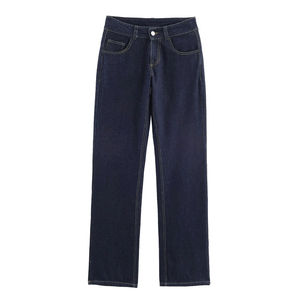 Nuevo Conjunto de Dos Piezas de Mezclilla Ajustado para Mujer, Estilo Moderno, Top sin Mangas Transpirable con Botones, Estilo Casual Primavera/Verano - Product Image 4