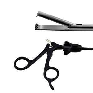 Pinzas de agarre laparoscópicas de doble acción con 2x3 dientes, instrumento quirúrgico abdominal endoscópico mínimamente invasivo - Product Image 1