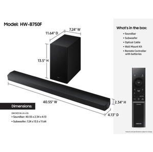 Système de barre de son Dolby Atmos 11.1.4 canaux HW-Q990F 100% neuf et original - Product Image 3