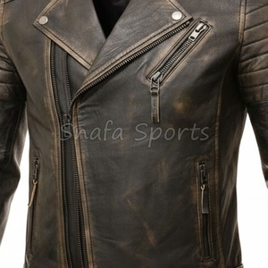 Best Price Men's Premium Genuine Leather Windproof Waterproof <b>Jacket</b> Plain for Winter in All Sizes For Sale - Product Image 3