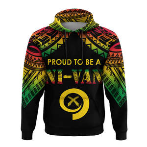 Sudadera con Capucha Unisex Proud to Be a Ni Van, Negra, con Estampado por Sublimación, Estilo Casual, Corte Regular, para Invierno, Transpirable y Ecológica - Product Image 4
