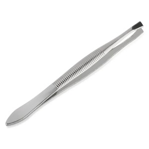 Pinzas para Pestañas de Acero Inoxidable, Punta Recta, Herramienta de Precisión Duradera, Estilo Moderno Ecológico, 9.5 cm, 2 Piezas, Portátiles - Product Image 4