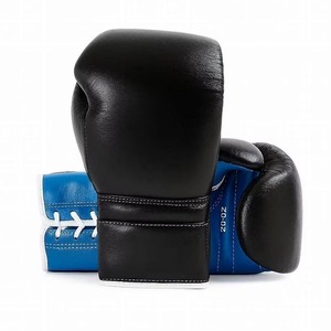 Cowhide Leather MMA Boxing <b>Gloves</b> Thumb Attached Laced Wrist Custom Logo OEM Wholesale All Sizes - Product Image 1